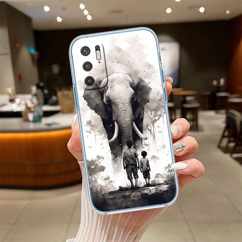 RE5 Animal Elephant Phone Case for Motorola Moto G10 G20 G30 G31 G32 G34 G35 G41 G42 G50 G51 G52 G55 G60 G60S G62 G71 G72 G75
