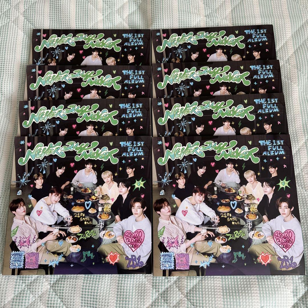 

[USED] Sold individually ZB1 NEVER SAY NEVER All ver. 8 opened copies