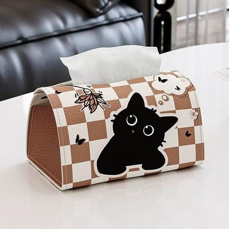 LIEI Roze Kleine Witte Hond Tissuebox