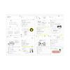 Notebook 2026 Schedule Book Starting December 2025 Weekly Block B6 Exact Size Hardcover Gingham Check Yellow Marks 26WDR-CB03-YE
