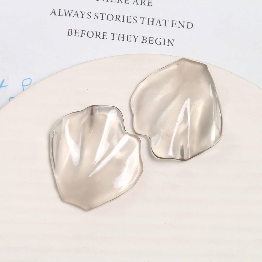 Korean Summer Transparent Leaf Resin Accessories, Sweet DIY Earring Phone Case Craft Making Materials for Women