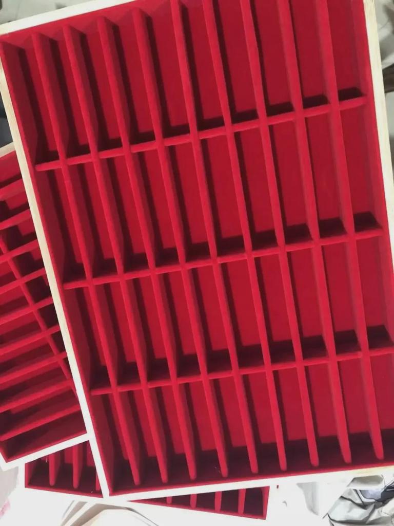 Bamboo & Wood Jewelry Display Tray for Bracelets and Jade