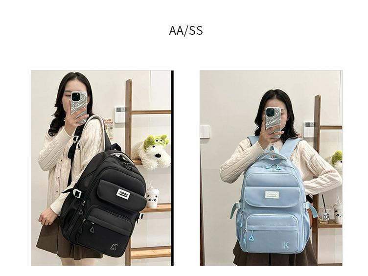 Koreanischer Harajuku-Stil Rucksack mit großem Fassungsvermögen, spritzwassergeschützt, modisch für Studentinnen