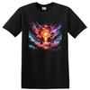 Inl Yun Anime T Shirt W/ Cosmic Storm Temple Lightning Graphic Art Tee
