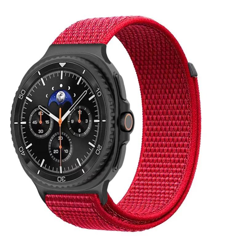 Official Nylon Loop Strap For Samsung Galaxy Watch 8 40mm 44mm Metal Connecting Bracelet Galaxy Watch 8 Classic 46mm Wristband