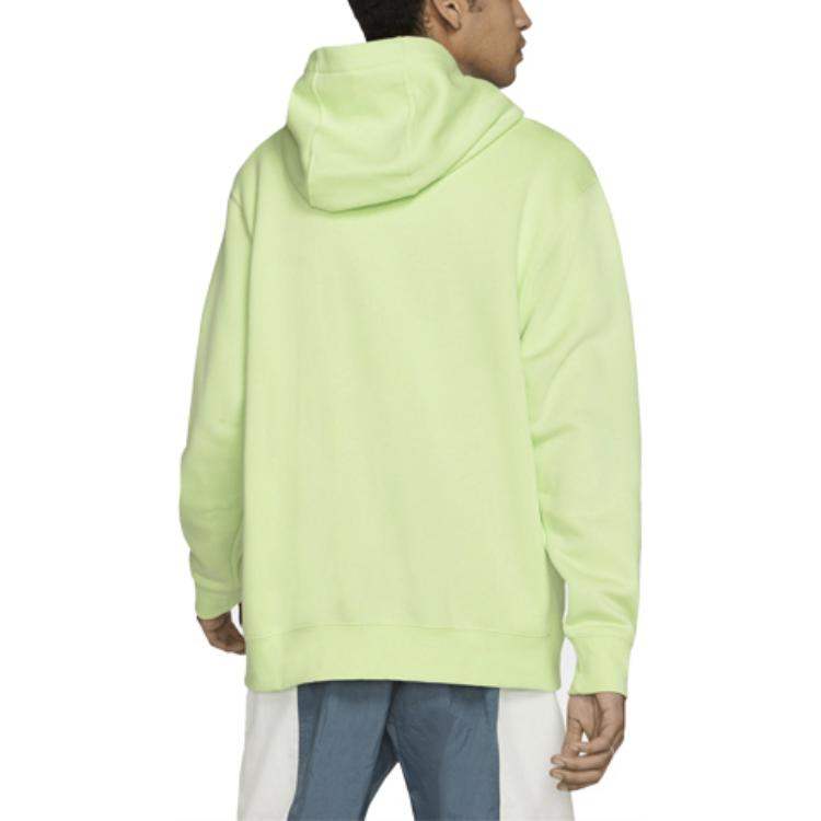 Nike Sweatshirts Men's Light Lime Hooded Thickened Regular BV2655-383