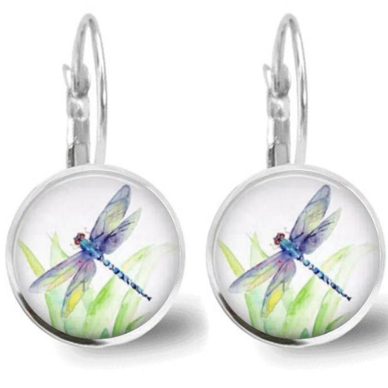 Fashion Earring Y2K Vintage Marigold Time Gem Flower Ear Buckle