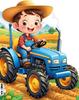Tractor with Farmer