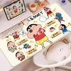 Nieuwe Leuke Crayon Shinchan Antislip Leer Muismat Extra Grote Bureau Mat Leuke Kantoor Toetsenbord Mat Schrijftafel Mat voor Meisjes