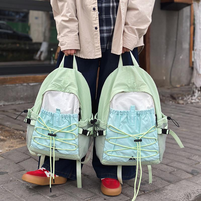 Unisex Ultralight Oxford Backpack Large Capacity Daypack 13in Laptop Compartment