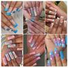 Five-Petal Flower Nail Art Resin Accessories - 6, 12, or 24 Grids