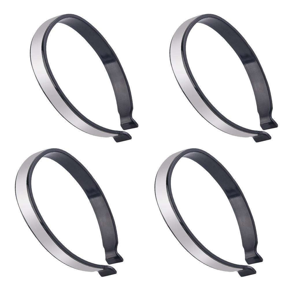 4pcs Reflective Bicycles Wide Pant Clip Sports Running Waist Ankle Belt Cycling Accessories