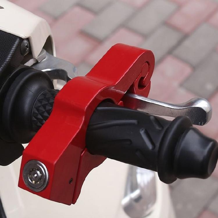 Motorcycle Anti Theft Device Aluminum Handlebar Safety Lock Compact Motorcycle Lock Simple Installation for Travel