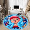 1pc Tony Tony Chopper One Piece Office Round Area Rug, Indoor Mat Suitable For Office, Under Office Chairs Bedroom Living Room Home Decor  A0908190