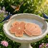 Outdoor Garden Bird Bath Copper Disk Reusable Water Basin Maintenance Accessory for Wild Bird Drinking and Bathing Areas
