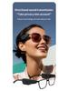 Bluetooth Clip-On Glasses Headset with Long Battery Life & Touch Controls for Versatile Use