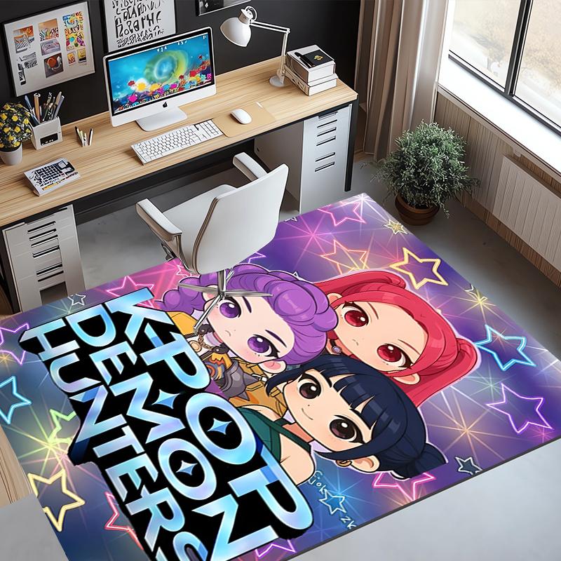 K Pattern Rug, Indoor/Outdoor Mat, for Picnic, Gameroom, Bedroom, Office, Living Room, Home Decor Carpet, Birthday Gift