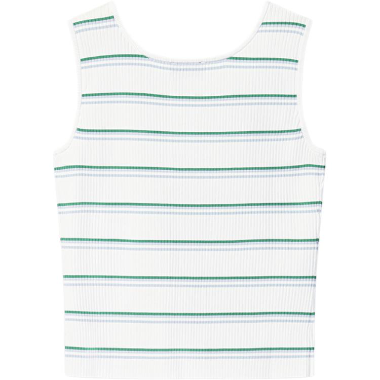 FILA Heritage Fresh Striped Color Block Slim Fit Tank Top Women tops F11W638110F-ZA
