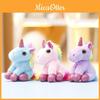 Peluche Unicorno con Imbottitura in Cotone PP per Ragazze, Portachiavi e Decorazione per Borsa