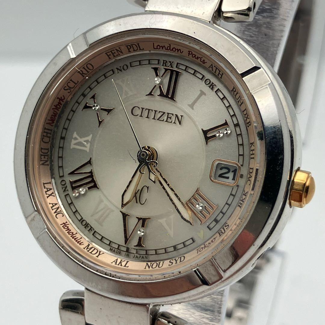 Used Working item CITIZEN xC Happy Flight Watch Date Ladies