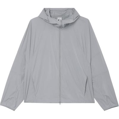 SAUCONY Lauf-Trainingsserie Einfarbig Bequeme Jacke mit Reißverschluss und langen Ärmeln Unisex-Jacken Hell-Mineralgrau SC1240101A-GR83