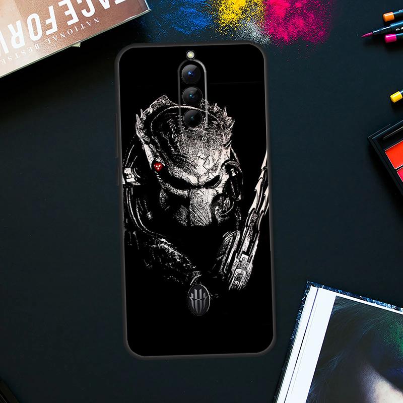Alien Predator Case For ZTE Nubia Red Magic 8 8S Pro Plus RedMagic 9 Pro Plus 6 7 6S 7S Pro 5S 6R 5G Cover