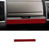 Bright Red Carbn Fiber Car Front Below Golve Box Sticker For Dodge RAM 2009-2012