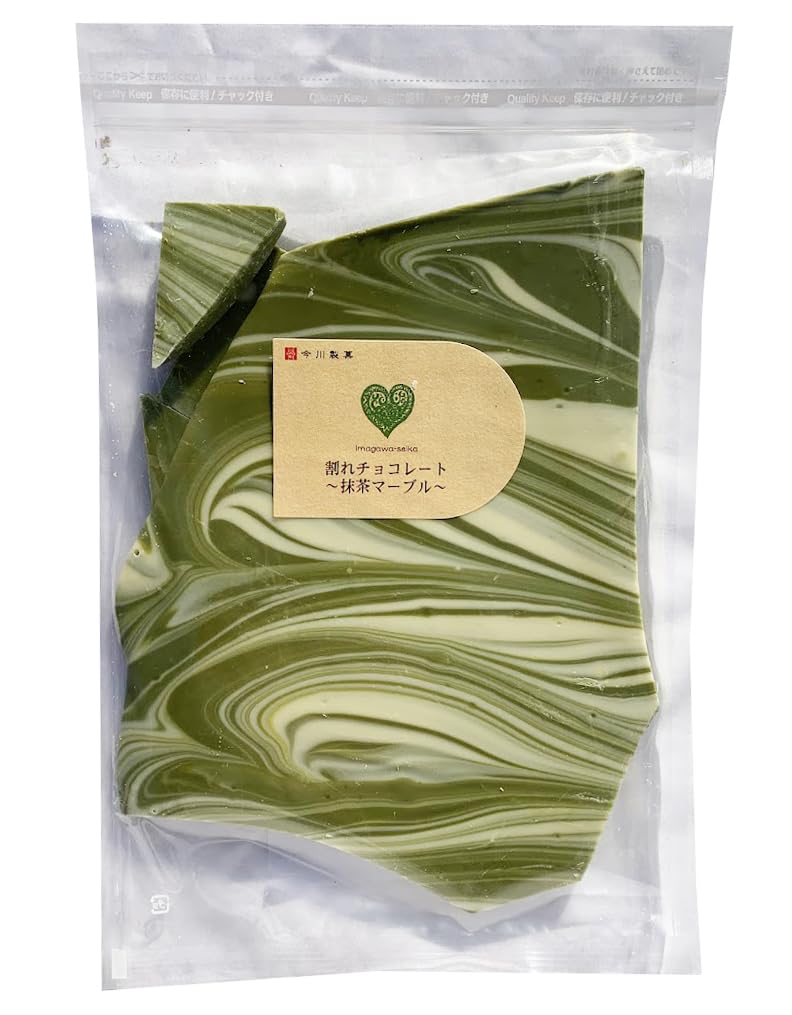 Имагава Сейка Шоколад Мраморный Матча, 400 г, Белый Шоколад