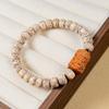 Sandalwood Star & Moon Bead Bracelet: Women's Buddhist Rosary with Dakini Lhamo Accessories