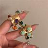 Adjustable Fringe Open Ring Multi-pendant Exaggerated Ring Unique Colorful Bead Rings  Banquet