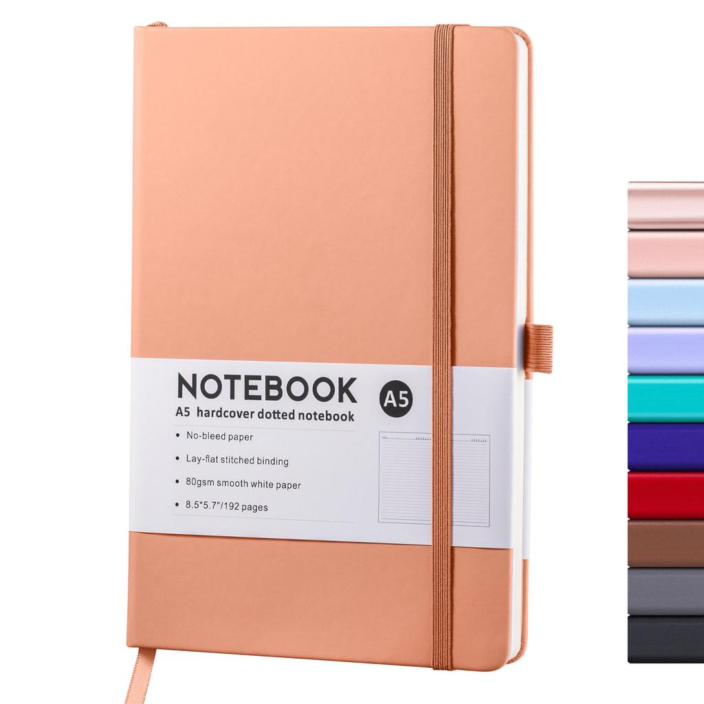 Creative A5 Business Notebook with Elastic Band - Thick & Simple Student Diary