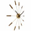 NEXTIME PLUG INN Wall Clock 2610BR, Quiet, Large, 58cm Diameter, Perfect for Offices, Living Rooms, or as a Gift