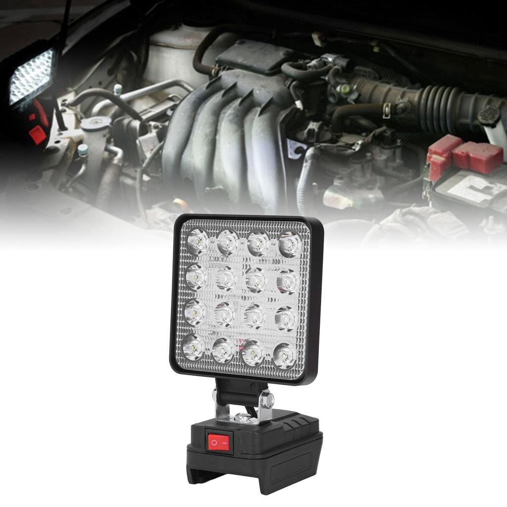 Cordless LED Work Light Dual USB Ports 48W 4800LM Emergency Portable Flood Lamp for WA3551 5Pin 18V Lithium Ion Battery