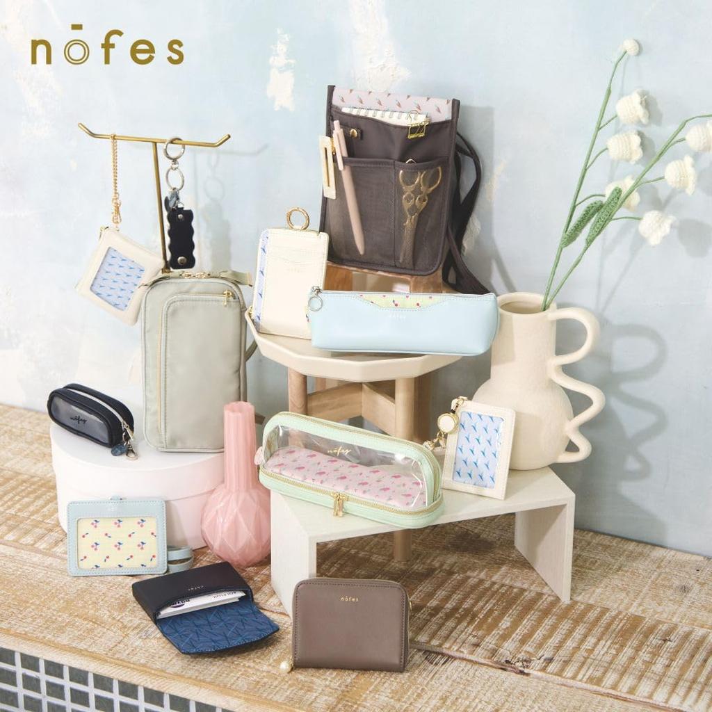 Raymay Fujii Nofes Accordion Card Mini Mocha NSH1454C Case, Wallet, Brown,