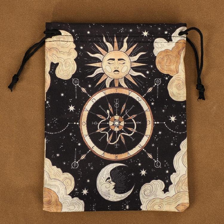 Wahrsagerei Tarots Beutel Brettspiel Mini Schmuckverpackung Aufbewahrungsbeutel Geschenktüte