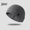 Winter Beanie Hat Beanies Outdoor Women Solid Knitted Men Autumn Warm Color Ribbed Windproof Thick