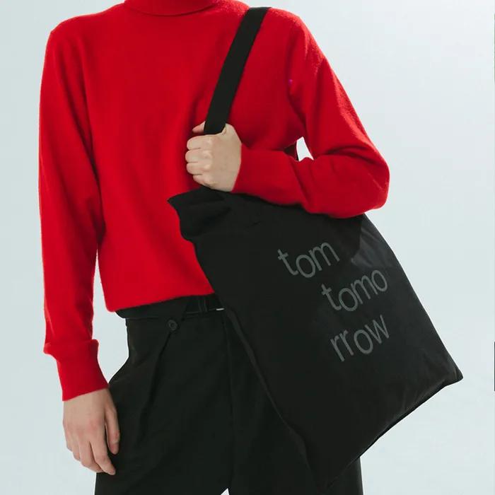 wave logo bag [black]