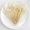 100 pezzi di perle per matrimonio, spiedini monouso in bambù, bastoncini per cocktail di frutta, cibo, buffet, snack, forchette, forniture per matrimoni, compleanno