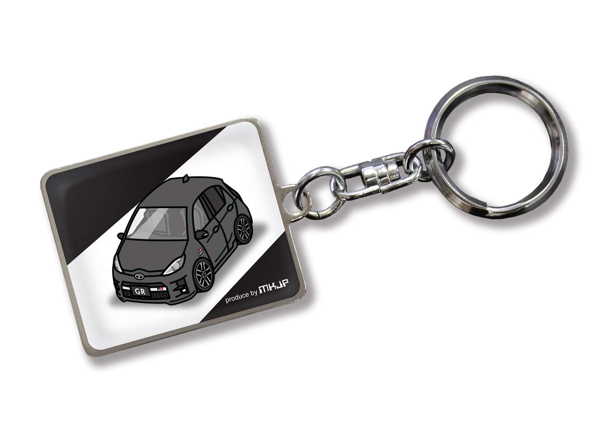 

MKJP Custom Keychain Toyota Aqua GR Sport NHP10 Black Car Black Base Color