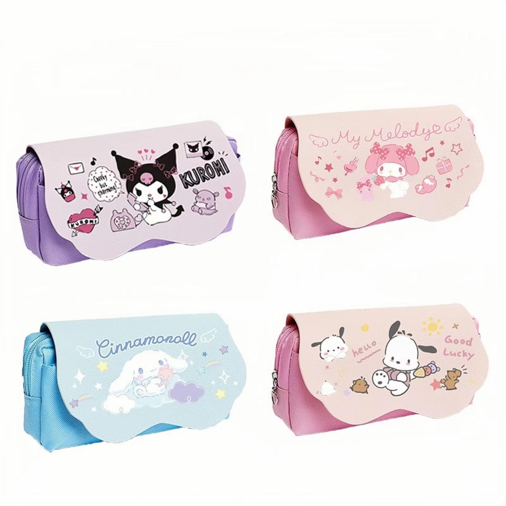 

LYLIDIA My Melody Карандаш Карандаш Карандаш Хранение Большой Вместимости Макияж My Melody Канцелярские Товары Легкая Коробка для Хранения для Начальной Школы Средней Школы