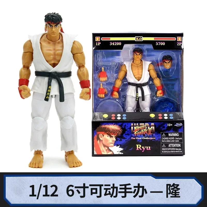 Toys Ryu Chunli Dhalsim Bison Ken Cammy Guile Dee Jay Blanka Sagat Vega Anime Action Figure Model Doll Toy Birthday Gifts