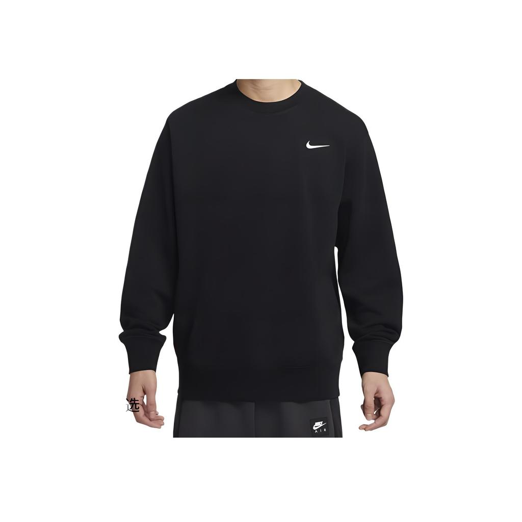 Nike Club Team Casual Comfortable Long Sleeve Sweatshirt Men sweatshirt Black IB8825-010
