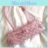 Pvc Girl Style Dot Jelly Bag With Snap Closure For Daily Use