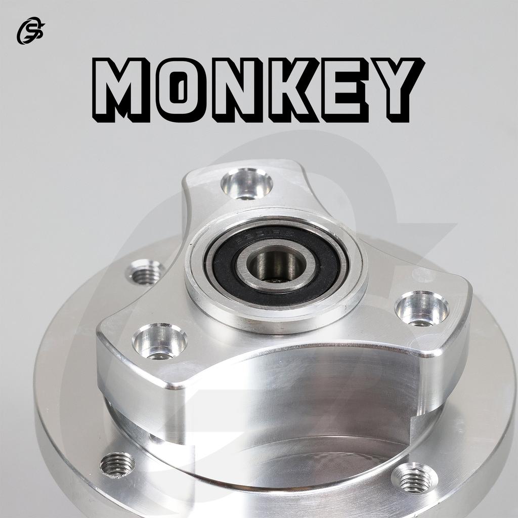 Z50 Rear Hub Z50 Monkey Wheels Hub Sllver CNC Core Wheels Hub Aluminum Motorcycles Parts Monkey Z50 Parts