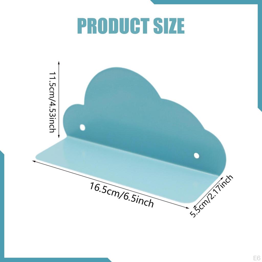 Display Shelf, Boho Shape Organizer, Hanging Bookshelf for Living Room Bedroom