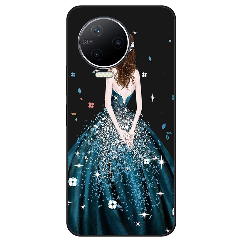 Dla infinix Note 12 Pro 4G X676B etui z miękkiego silikonu tylna okładka Cartoon etui na telefon moda