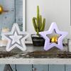 Christmas Stars Silicone Mould 3D Hollow Star Candle Mould Christmas Decoration Handmade Craft Art Making Gift