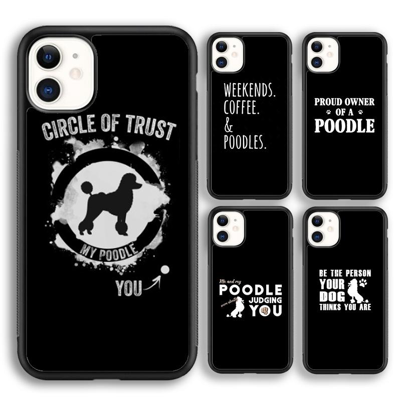 Funny Poodle Design Life Is Better With A Poodle Phone Case For iPhone 17 Air 16 15 14 Plus 11 12 13 Pro Max Coque Fundas