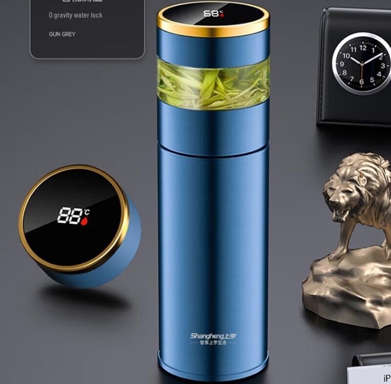 Shangheng Digital Temperature Display Tea Infuser Insulated Mug