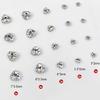 10Pieces Flatback Glass Nails Rhinestones Crystal Charm Nail Art Flatback Gems